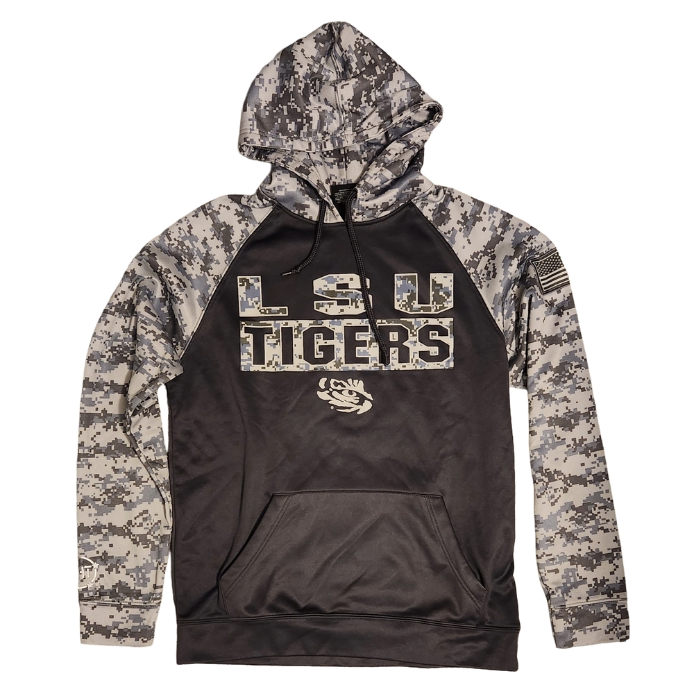 Colosseum LSU Tigers Digital Camo Hoodie